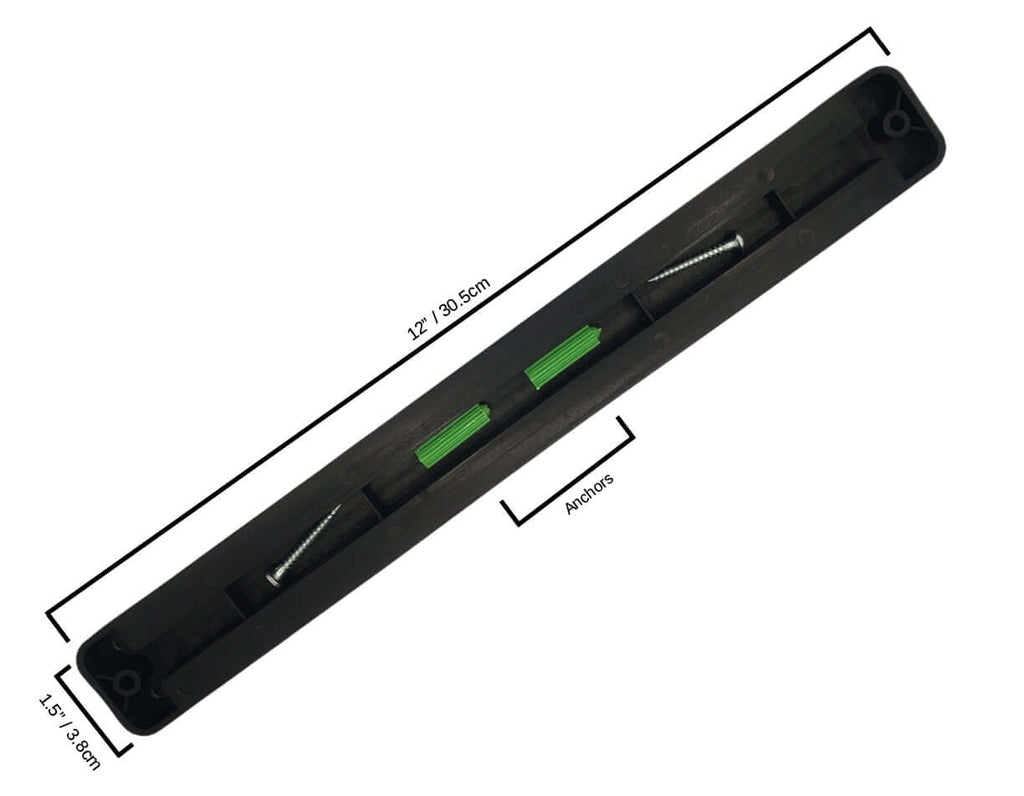 Kitchen Knife Set Kit | Red Handle & Black Magnetic Rack - Coley'sClosetCo