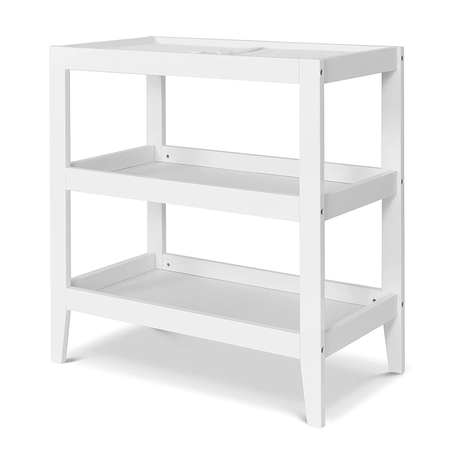 Modern White Baby Changing Table w/ 1 - inch Waterproof Changing Pad - Coley'sClosetCo
