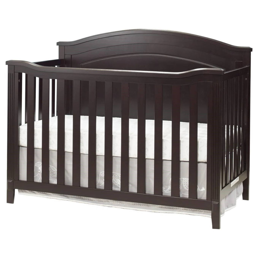 SF Home Espresso Solid Wood Convertible Crib - Toddler Bed Sold Separately - Coley'sClosetCo